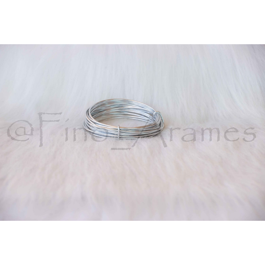 Arame de Alumínio Artesanato 2.0mm Prata - com 5 metros em Oferta na Shopee