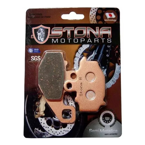 Pastilha Freio Kawasaki Er6n  Zx6 Zx9 Zx10 Z1000 Tras (Stona)