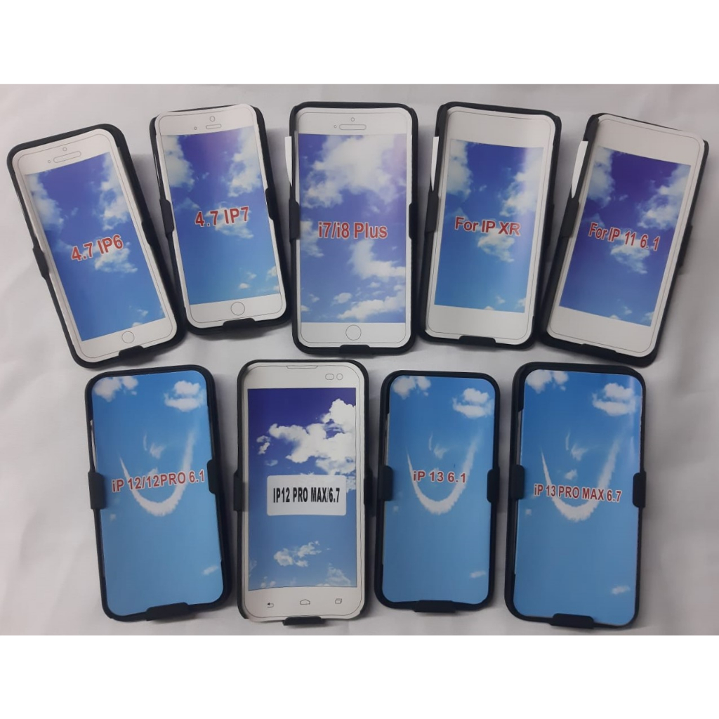 SUPORTE COM CAPA P/CINTURA PRETO iPHONE. MOD: iPhone 6, iPhone 7/8, iPhone 7/8 Plus, iPhone XR, iPhone 11, iPhone 12/12 Pro, iPhone 12 Pro Max, iPhone 13, iPhone 13 Pro Max.