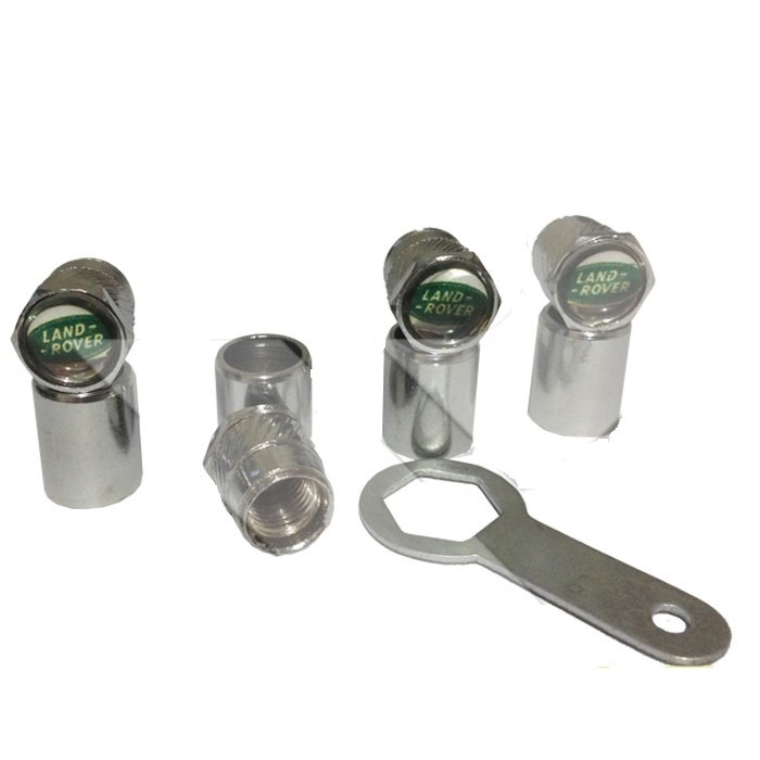 Kit Tampa Anti Furto Bico Pneu Válvula + chave Land Rover Discovery Evoque Defender freelander