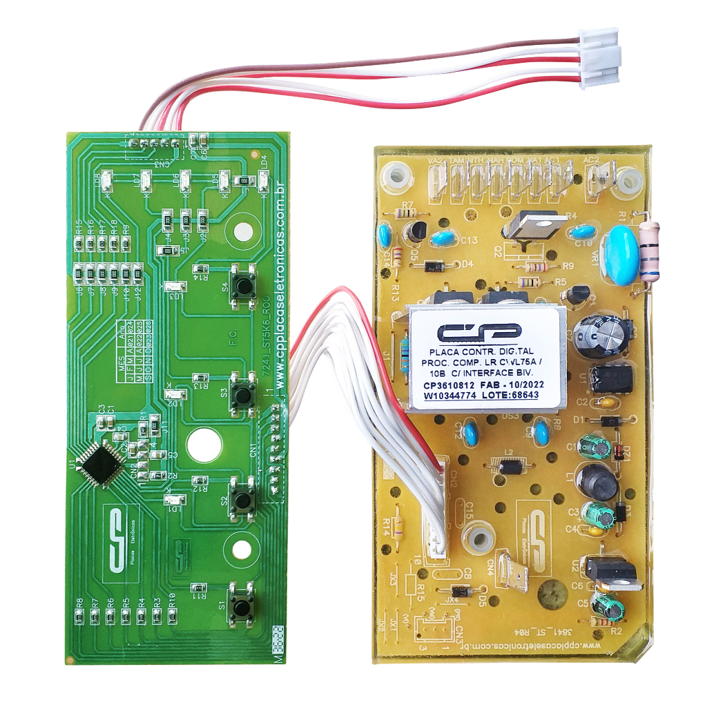 Placa Eletrônica Potencia Interface para Consul Maré Super 10 Kg em Oferta na Shopee