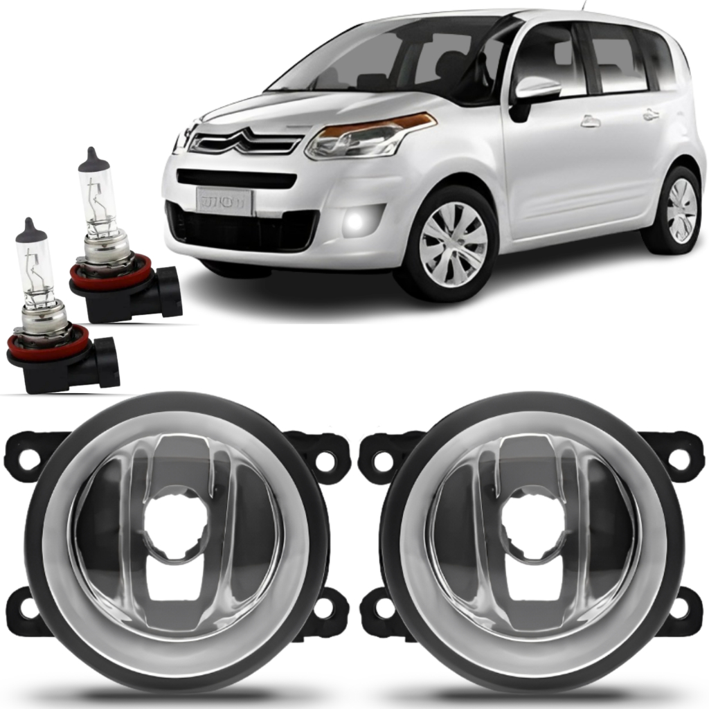 Farol Milha C3 Picasso 2013 2014 2015 + Lâmpada