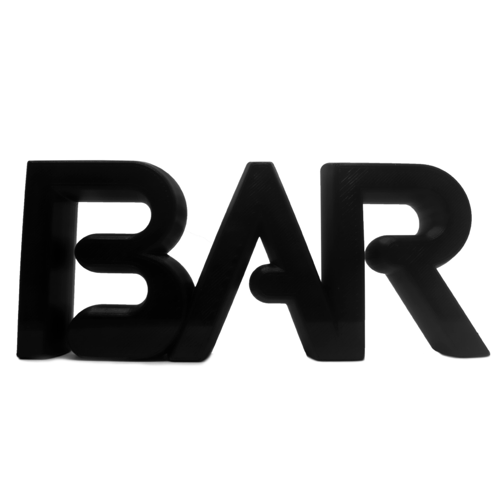 Bar Palavra Decoração Letras Barzinho Prateleiras Br20