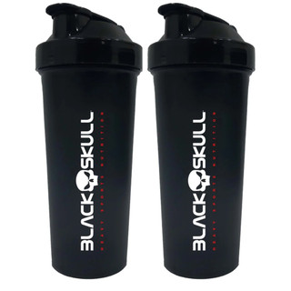 Kit 2 x Coqueteleira Shaker 600ml Para Academia e Whey Protein
