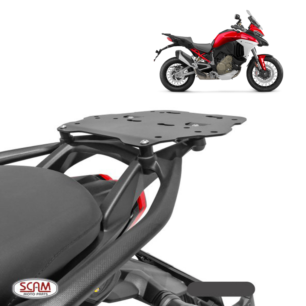 Suporte Baú Traseiro Bagageiro Ducati Multistrada V4S - Scam
