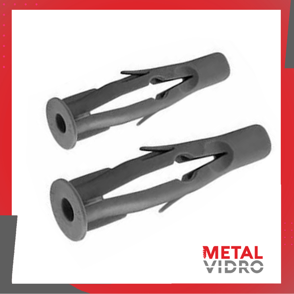 Bucha 8mm Tijolo Bloco Parede Oca C/ Aba Com 10 Unidades