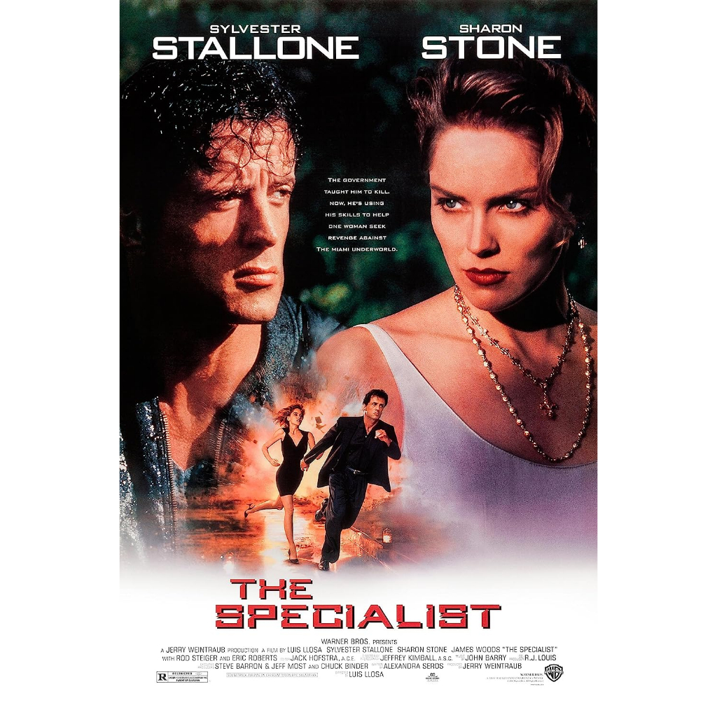 O Especialista (1994) (The Specialist) Sylvester Stallone e Sharon Stone - Dublagem Clássica