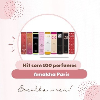 KIT 100 PERFUMES AMAKHA PARIS 15ML, PROMOÇÃO IMPERDÌVEL