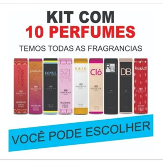 KIT 10 PERFUMES AMAKHA PARIS 15ML, PROMOÇÃO IMPERDIVEL