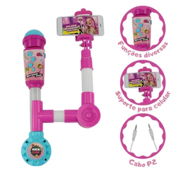 Ki Microfone Infantil com Suporte para Celular BBR