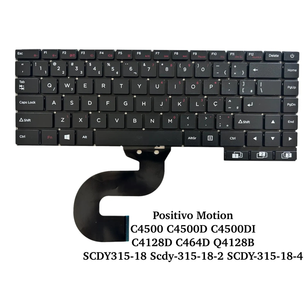 Teclado Positivo Motion C4500D C4500DI C4128D C464D Q4128B SCDY315-18 Scdy-315-18-2 SCDY-315-18-4