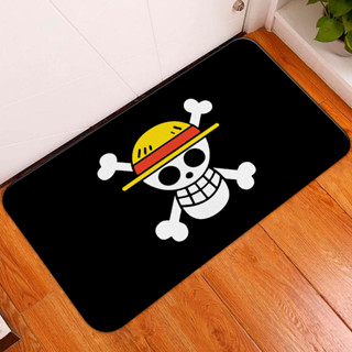 TAPETE PARA PORTA DECORATIVO - 35X60 - 2mm - CAVEIRA LUFFY