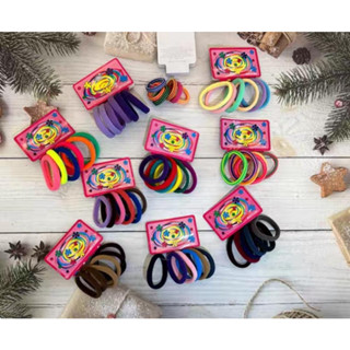 Pack de 36/72/144/216 Elásticos de Cabelo em Tecido de Toalha - Cores Variadas, Conforto e Estilo para Todo Dia