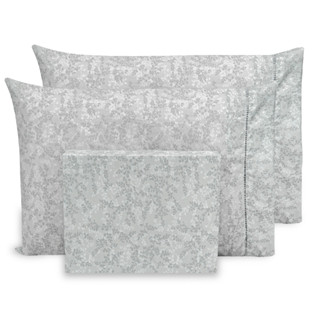 Lençol Queen 3 pçs Percal Flex Estampado 400 Fios Toque Acetinado - 40 CM DE ALTURA