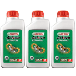 Óleo Castrol Actevo Moto 4t 20w50 Mineral Essential 3 Litros