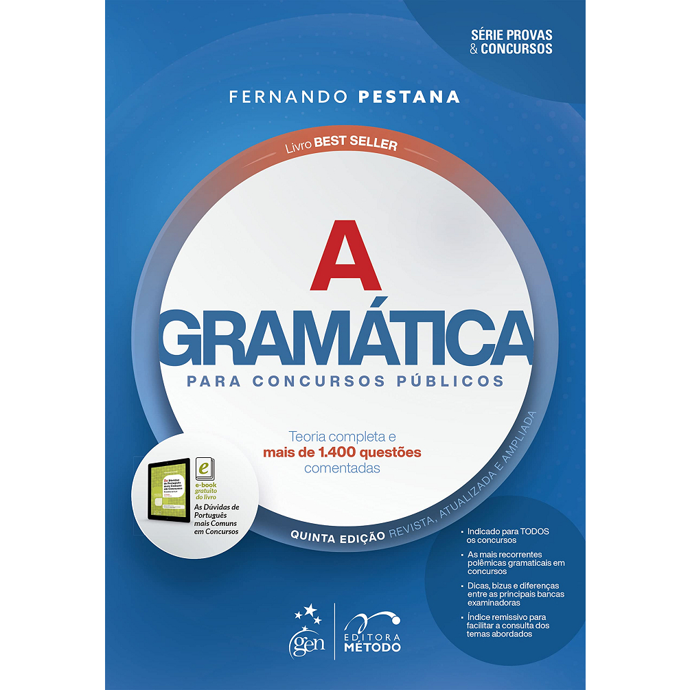 Imagem Gramatica Para Concursos Publicos (5ª Edição 2023) Metodo