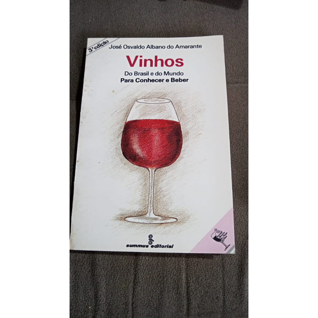 livro vinhos do brasil e do mundo para conhecer e beber