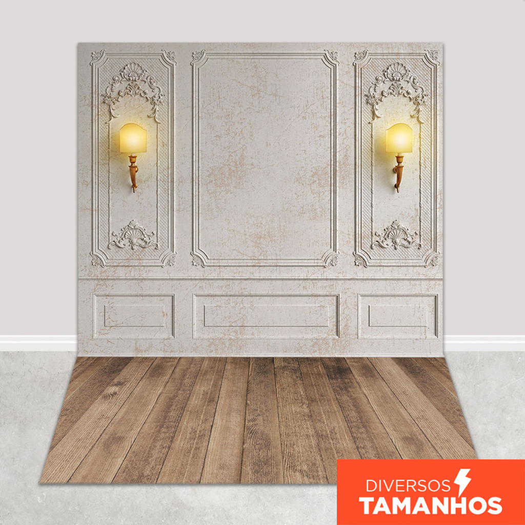 Fundo Fotográfico Boserie Parede Envelhecida Em Tecido FFB-437 em Oferta na Shopee