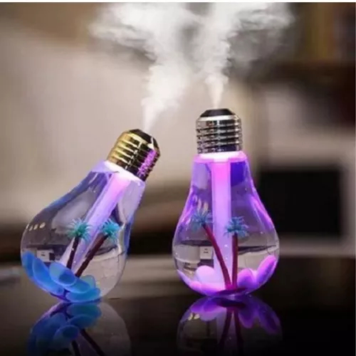 ASIA HOME Mini Umidificador Ar Ambientes Lampada Cabo Usb Portátil Led