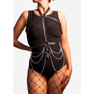 Cinto BUSTO CORRENTE Harness Arnês cinto Corpete Corselet Espartilho Arreio em Oferta na Shopee