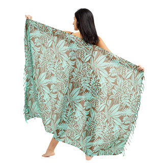 Canga De Praia Viscose Floral em Oferta na Shopee