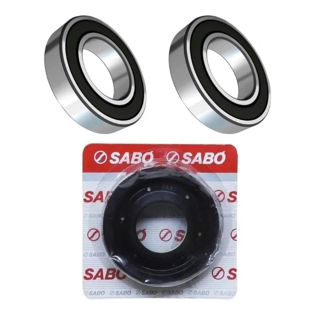 Kit Retentor Baixo e Rolamento 6006 NSK Lavadoras Brastemp Consul