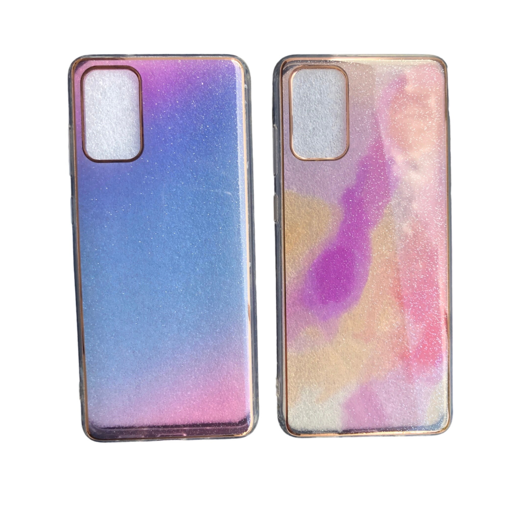 Capa Case Capinha Com Gliter Aveludado Para Samsung S20 Plus de Diversas Cores