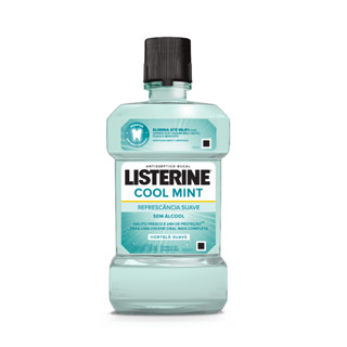 Listerine Cool Mint Enxaguante Bucal Sem Álcool, 250Ml