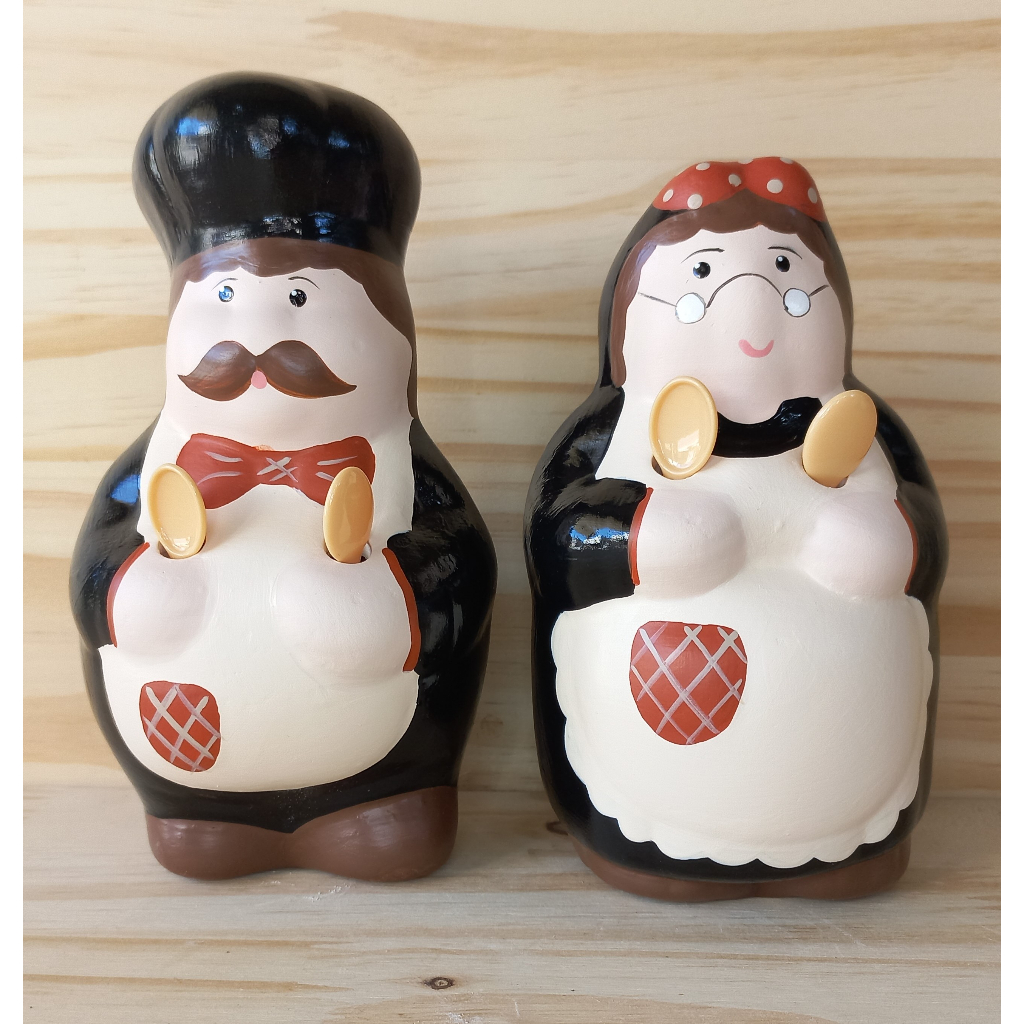 2 cozinheiros enfeite e decoração de cozinha e restaurante pq em Oferta na Shopee