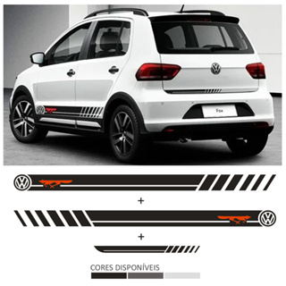 Adesivos Lateral e Traseira Vw Fox 2006 2007 2018 2019 2020 2021 Raposa Par Faixas Lateral Acessório Automotivo em Oferta na Shopee