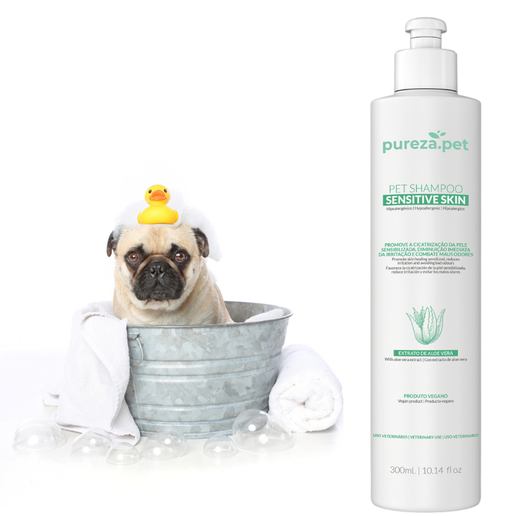 Shampoo Pet Hipoalergênico Pele Sensivel Shampoo Para Cachorro Dermatite Shampoo Pet Alergia em Oferta na Shopee