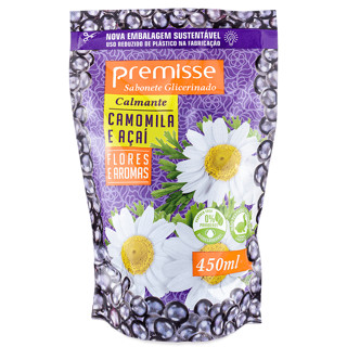 Refil Sabonete Premisse 450 ml Refil Açai E Camomila Premisse