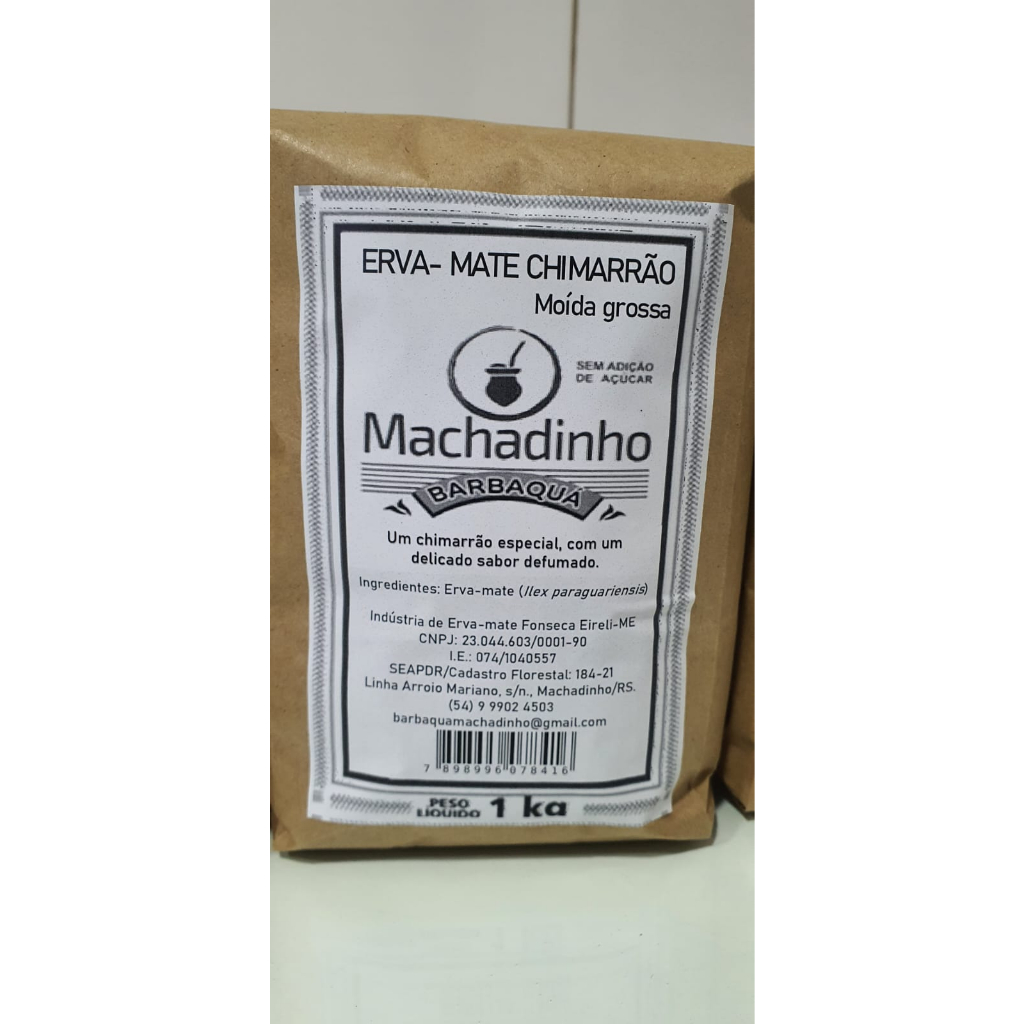 KIT 3 KG DE ERVA MATE MOÍDA GROSSA DEFUMADA DE BARBAQUÁ VÁCUO — imagem 2 de 2