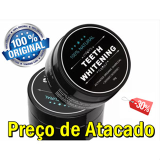 Clareador Dental 100% Carvão Ativado + Preço com Desconto Teeth Whitening
