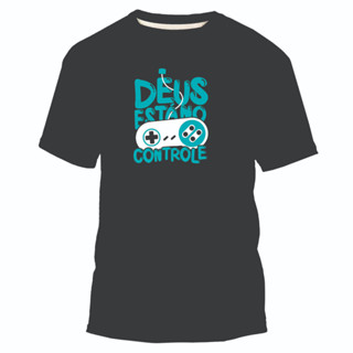 Camiseta Moda Evangélica Deus No Controle