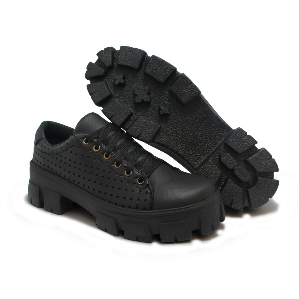 Sapato Feminino Mocassim Casual Oxford Loafer Confortável