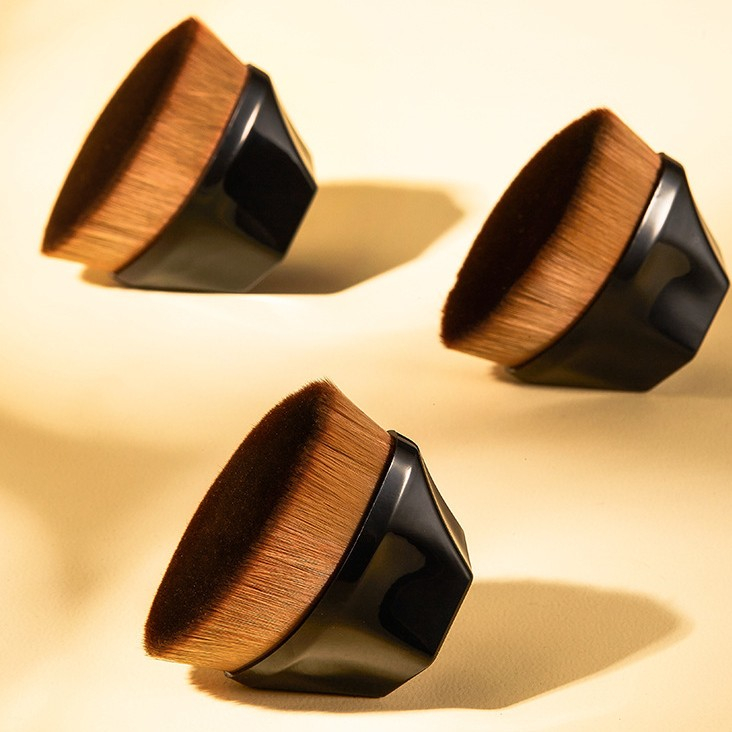 2 Pincel De Maquilhagem De Base Plana Mágica Corretivo Feminino Maquiagem Promoção em Oferta na Shopee