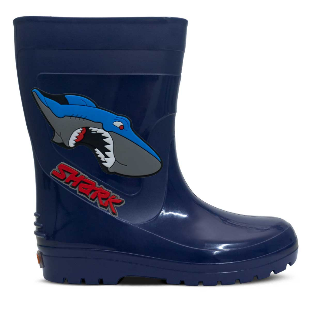 Bota Infantil Galocha Masculina Impermeável Nº 25 Ao 34 Menino Moda Tubarão 09.12