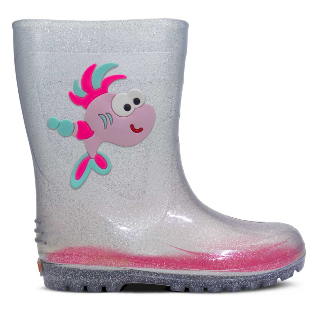 Galocha Bota Chuva Infantil Nº 25 Ao 34 Moda Menina Menino 09.14