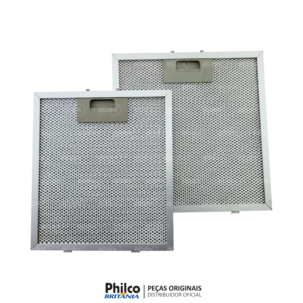 2 Filtro De Alumínio Para Coifa Philco Pco60i (xg63a)