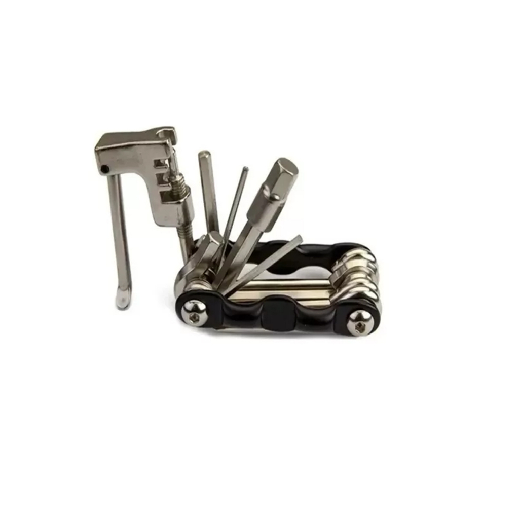 Kit Ferramentas Reparo De Bicicleta Multitool Aço 12 Chaves Funções Bike U1042