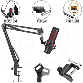 Suporte Braço Articulado De Ferro Para Microfone, Ring Light, Web Cam, Celular etc. em Oferta na Shopee