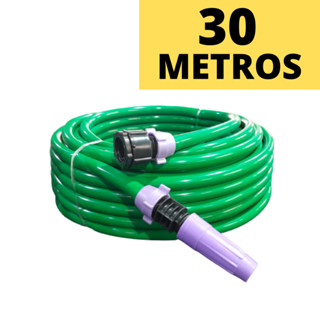 Mangueira 30 Metros De Jardim Flexível Resistente Para Casa Jardim Com Esguicho Reforçada
