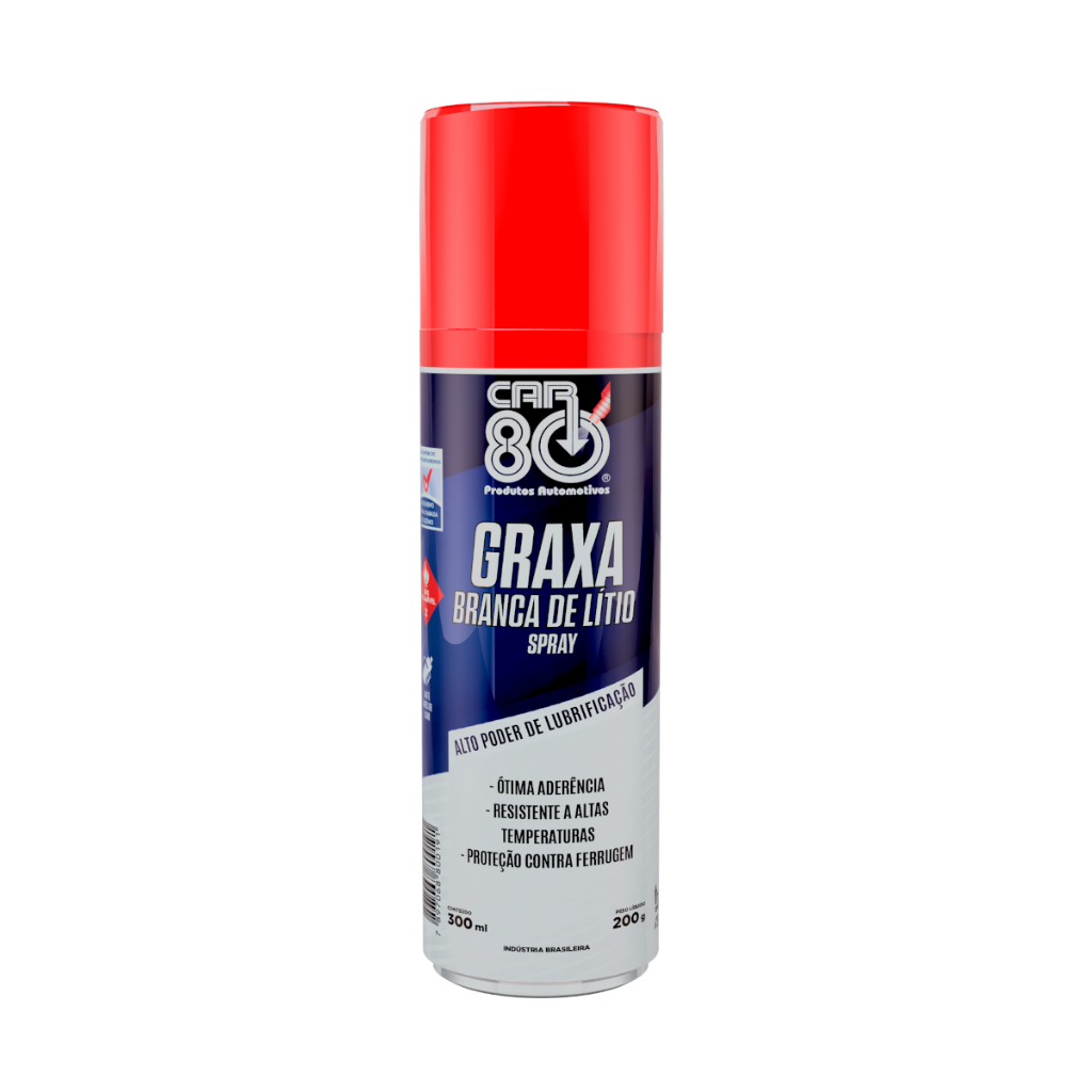 Graxa Branca Spray Litio Aerossol 300ML