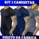 Kit 3 Camisetas Dry Fit Masculina - Casual - Treino - Academia - Esportes - Exercícios - Corrida