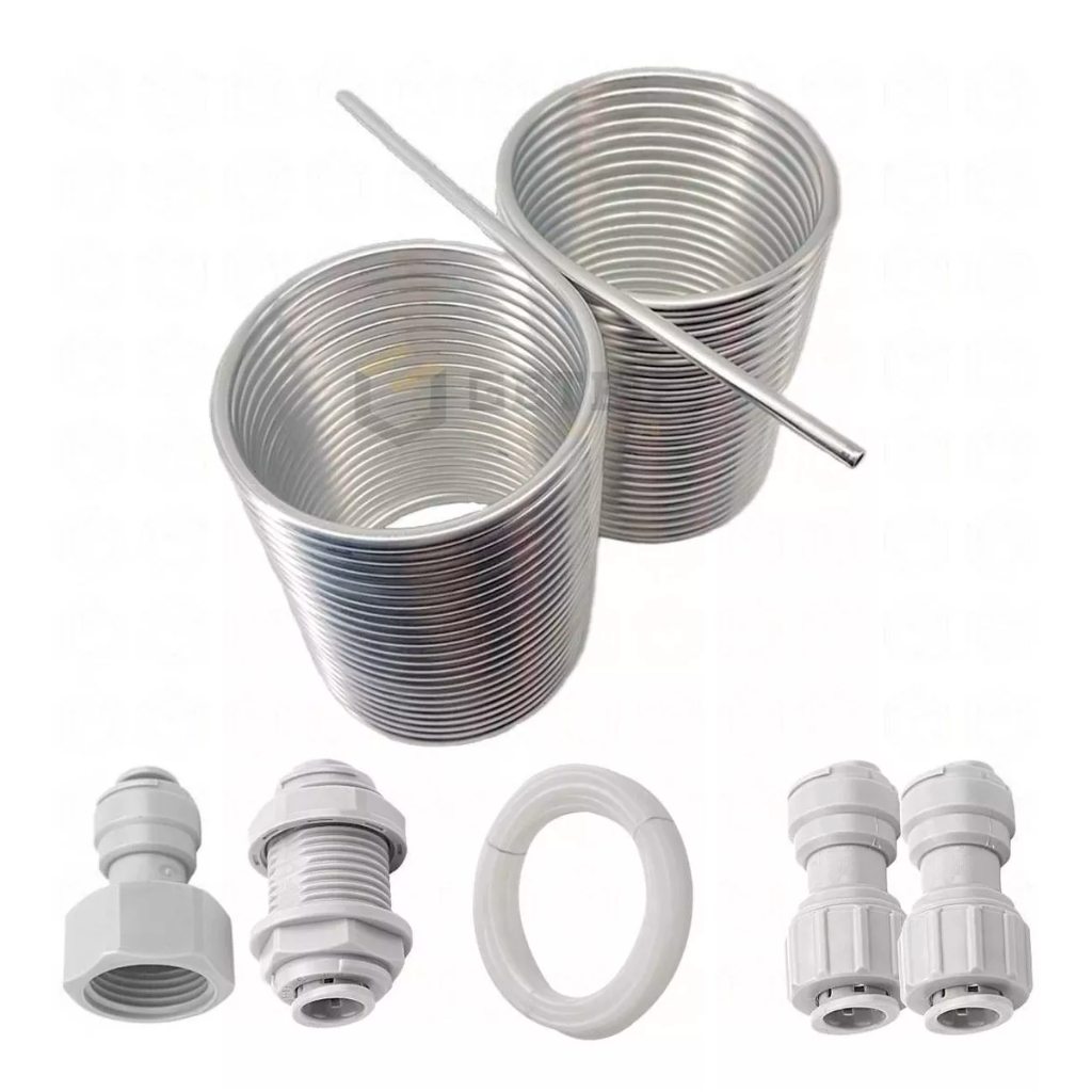 Serpentina Para Chopeira 24 Metros + Kit De Conexões Dmfit