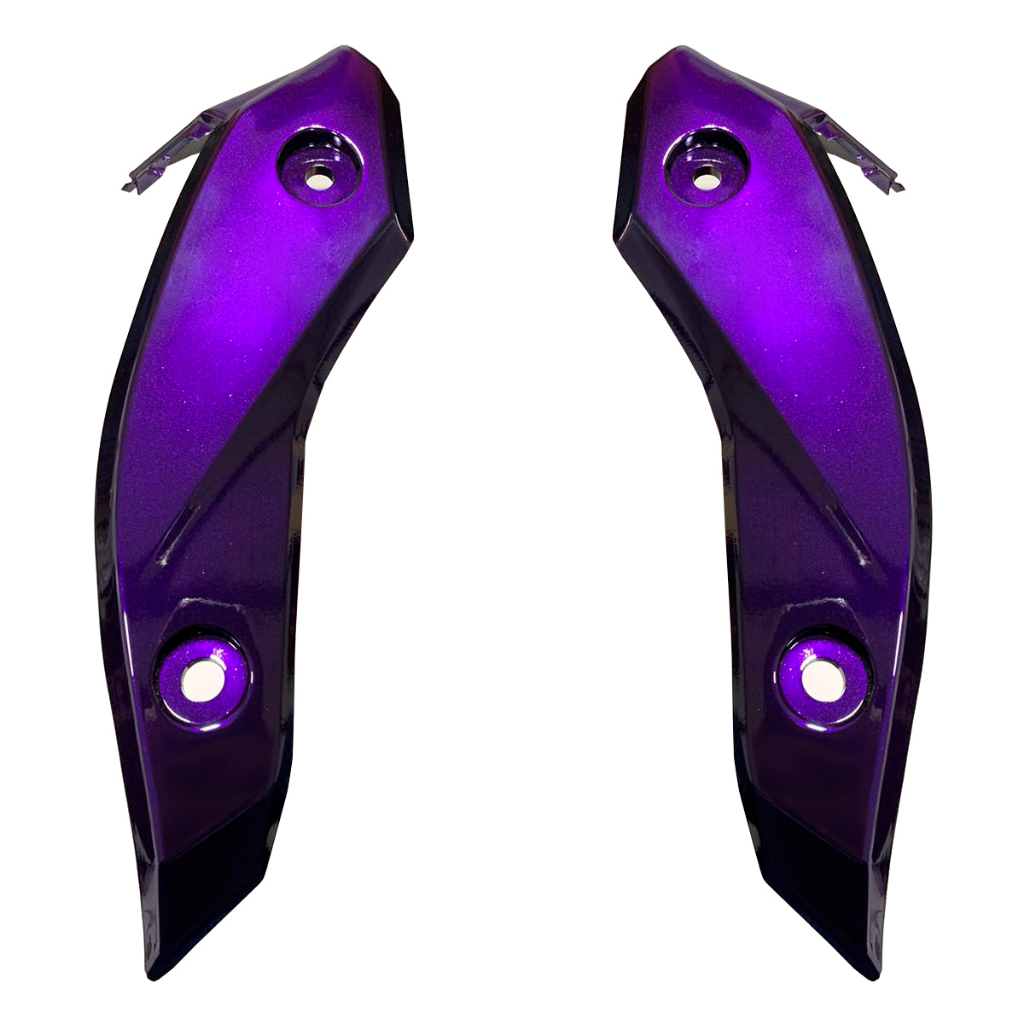 Carenagem Bananinha Lateral Farol Fazer 250 Roxa Par