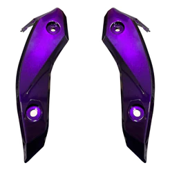 Carenagem Bananinha Lateral Farol Fazer 250 Roxa Par