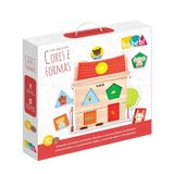 QUEBRA-CABEÇA ENCAIXE CORES E FORMAS  - Brinquedo Educativo  Pedagógico - BABEBI