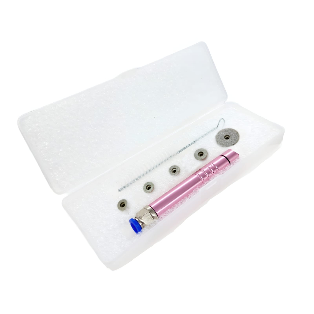 Caneta Peeling Diamante Corpo Rosa 5 Ponteiras